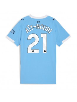 Billige Manchester City Rayan Ait-Nouri #21 Hjemmedrakt Dame 2025-26 Kortermet